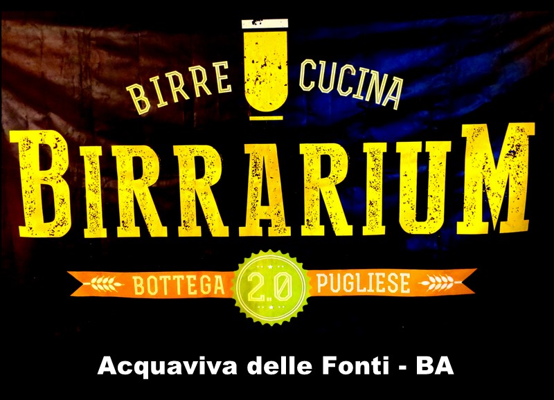 Foto di Birrarium Bottega Pugliese: l’arte salverà il mondo… e le birre lo allieteranno.